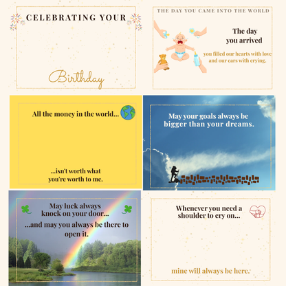 Printable Birthday Album — For Your Son/Daughter